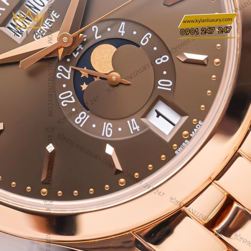 Kỳ Lân Luxury patek philippe complications 5396 1r 001 7 Đồng hồ Patek Philippe Complications mặt số Choco 5396/1R-001