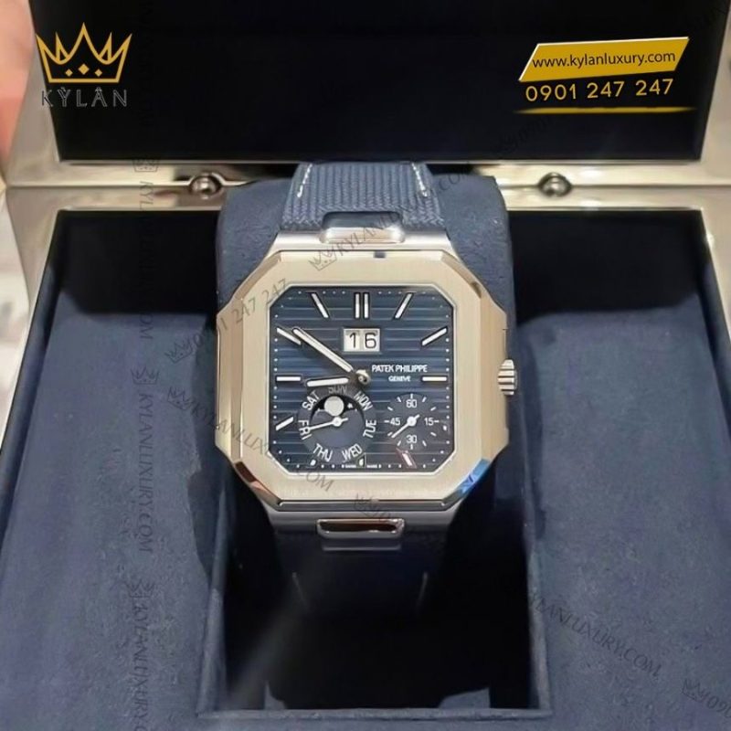 Đồng hồ Patek Philippe Cubitus xanh navy 5822P-001