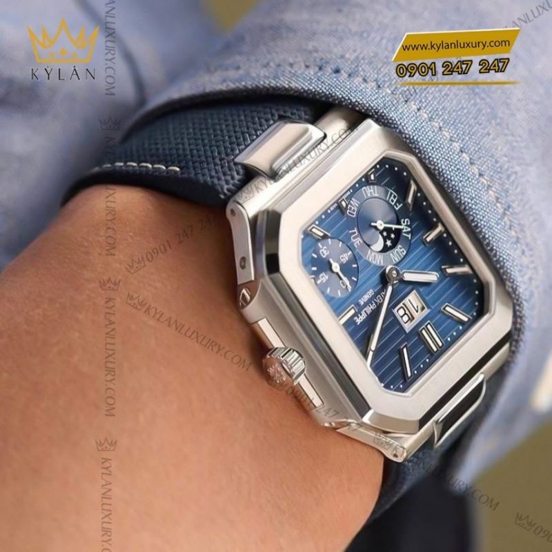 Đồng hồ Patek Philippe Cubitus xanh navy 5822P-001