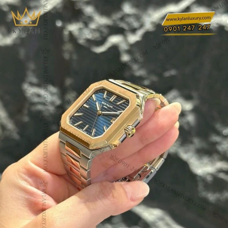 Đồng hồ Patek Philippe Cubitus Two-Tone mặt xanh 5821/1AR-001