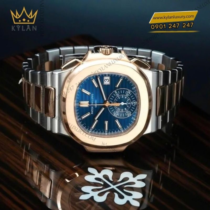 Đồng hồ Patek Philippe Nautilus thép vàng hồng 5980/1AR-001