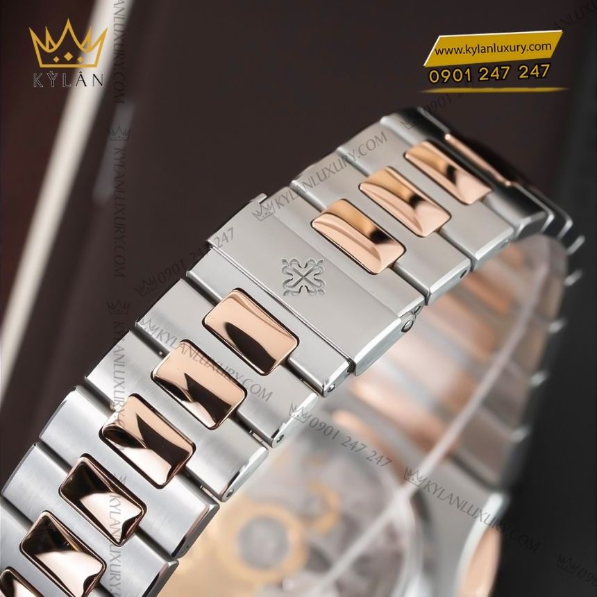 Kỳ Lân Luxury patek philippe nautilus 5980 1ar 001 3 Đồng hồ Patek Philippe Nautilus thép vàng hồng 5980/1AR-001
