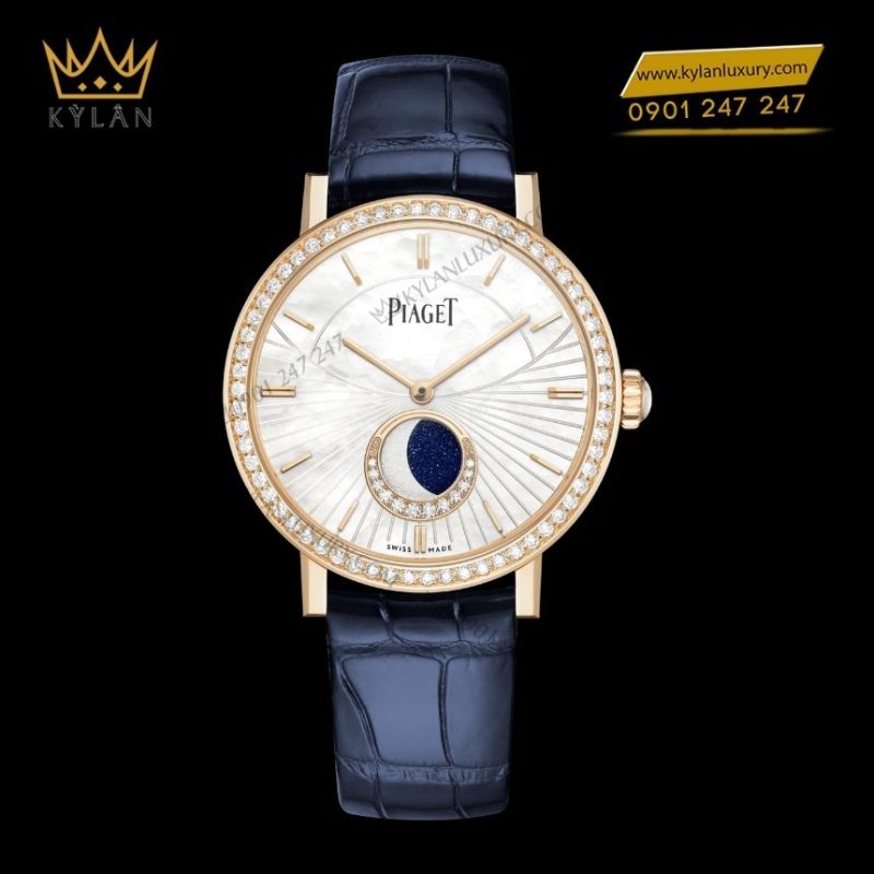 Đồng hồ Piaget Altiplano vàng hồng vành kim cương