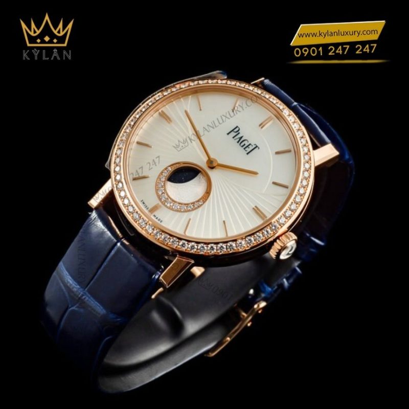 Đồng hồ Piaget Altiplano vàng hồng vành kim cương