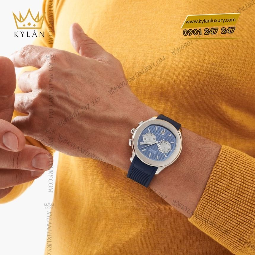 Kỳ Lân Luxury piaget polo chronograph automatic g0a48024 4 Đồng hồ Piaget Polo Chronograph Automatic xanh dương G0A48024