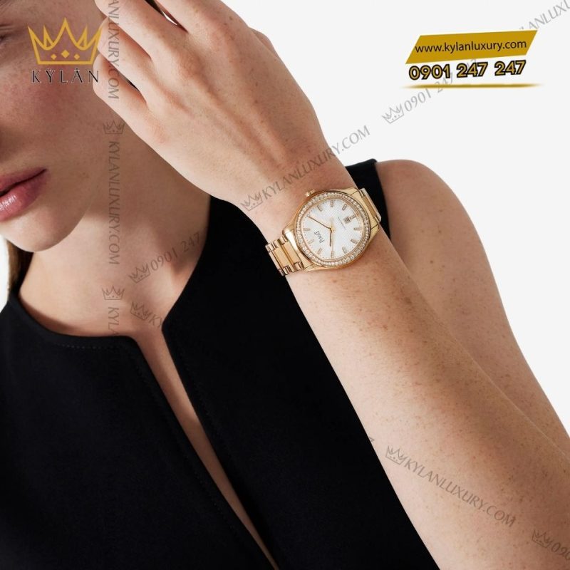 Đồng hồ Piaget Polo Date 36mm vàng hồng đính kim cương