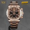 Đồng hồ Rolex Cosmograph Daytona Chocolate và vàng Everose 126505-0005