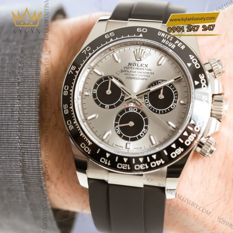 Đồng hồ Rolex Cosmograph Daytona mặt xám thép 126519LN-0006