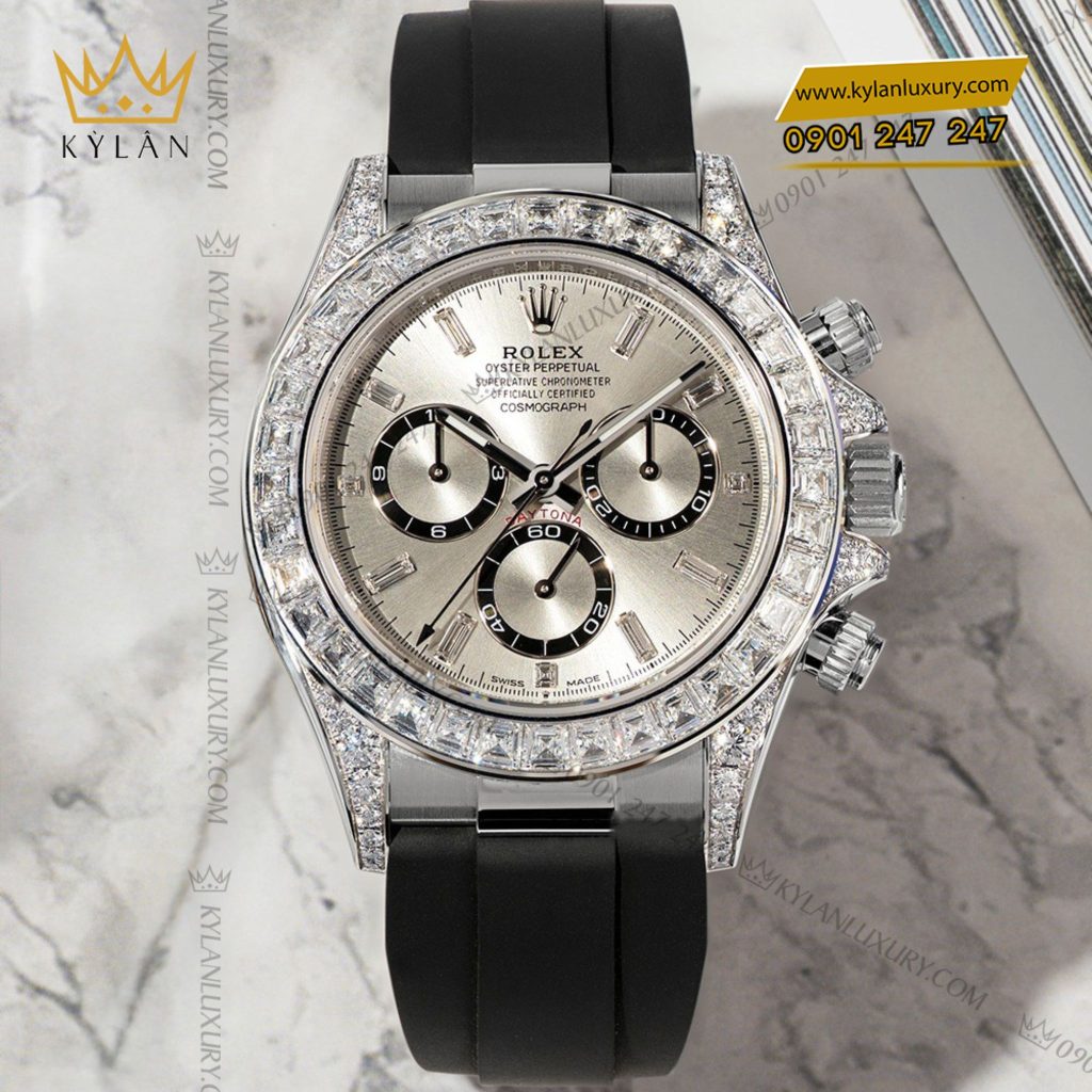 Kỳ Lân Luxury rolex cosmograph daytona 126539tbr 0002 3 Đồng hồ Rolex Cosmograph Daytona mặt số bạc 126539TBR-0002