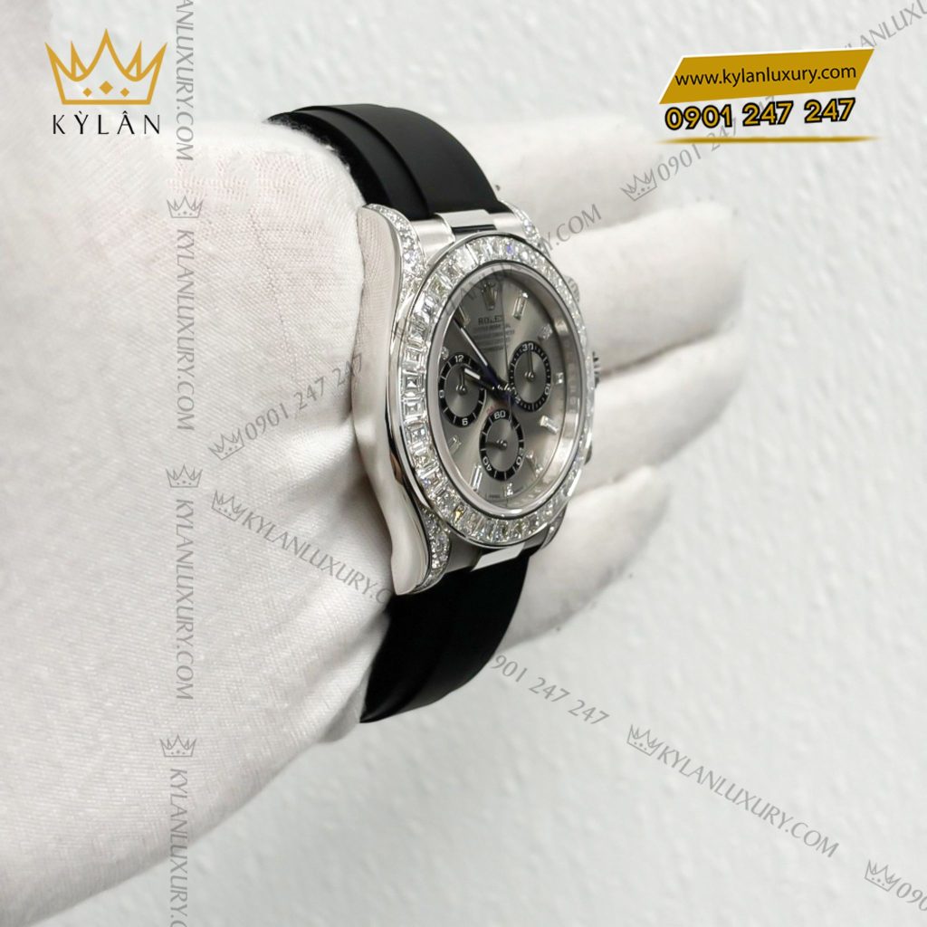 Kỳ Lân Luxury rolex cosmograph daytona 126539tbr 0002 4 Đồng hồ Rolex Cosmograph Daytona mặt số bạc 126539TBR-0002