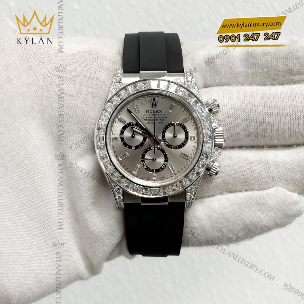 Kỳ Lân Luxury rolex cosmograph daytona 126539tbr 0002 5 Đồng hồ Rolex Cosmograph Daytona mặt số bạc 126539TBR-0002