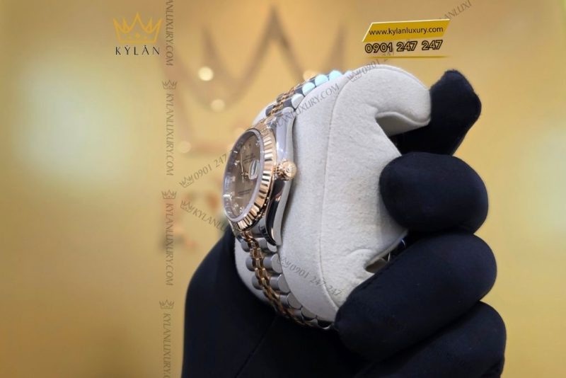 Đồng hồ Rolex Datejust 31 champagne kim cương 278273-0026
