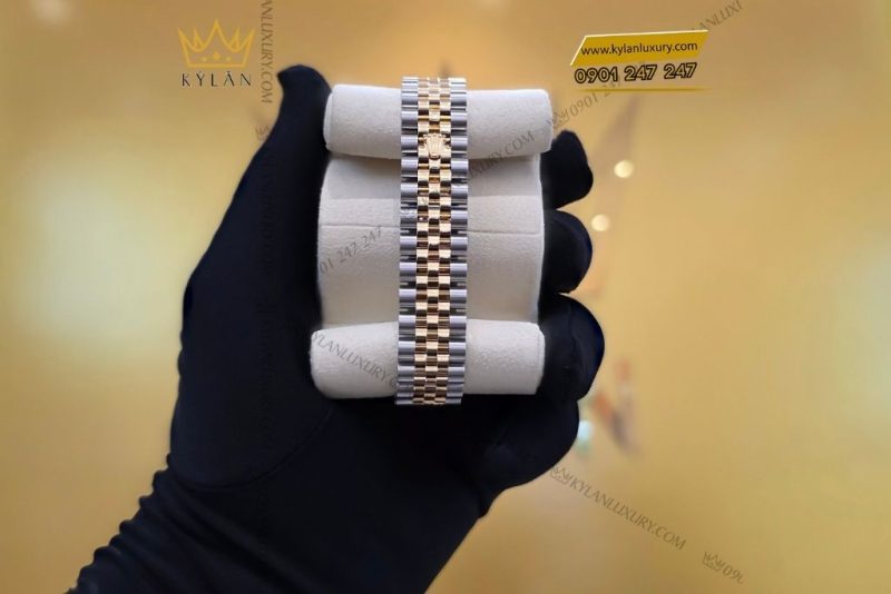 Đồng hồ Rolex Datejust 31 champagne kim cương 278273-0026