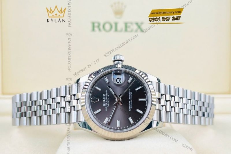 Đồng hồ Rolex Datejust 31 mặt xám đậm 278274-0016