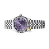 Đồng hồ Rolex Datejust 31 tím La Mã kim cương 278274-0026
