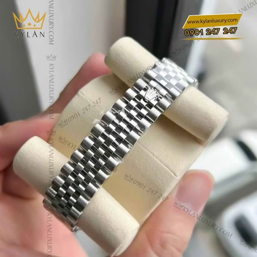 Kỳ Lân Luxury rolex datejust 31 278274 0026 2 Đồng hồ Rolex Datejust 31 tím La Mã kim cương 278274-0026