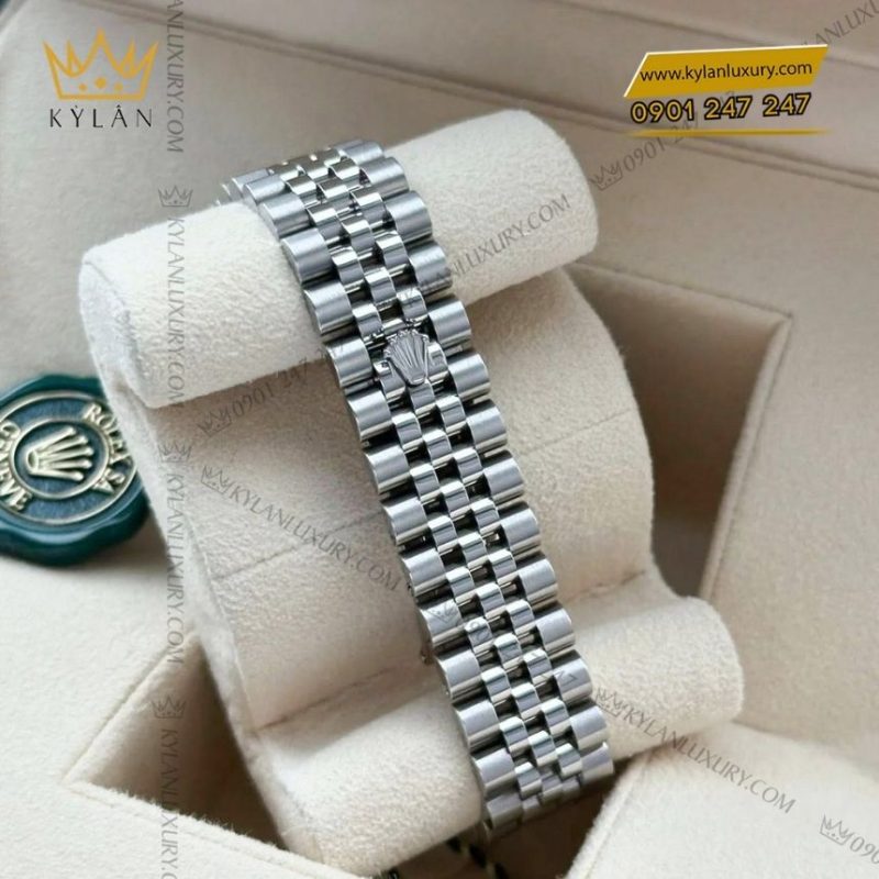Đồng hồ Rolex Datejust 31 xám La Mã kim cương 278274-0028