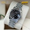 Đồng hồ Rolex Datejust 31 xám La Mã kim cương 278274-0028