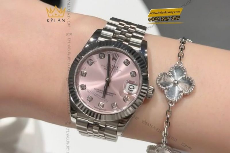 Đồng hồ Rolex Datejust 31 hồng kim cương 278274-0032