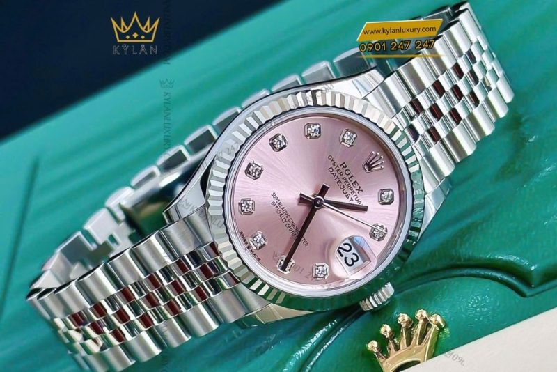Đồng hồ Rolex Datejust 31 hồng kim cương 278274-0032