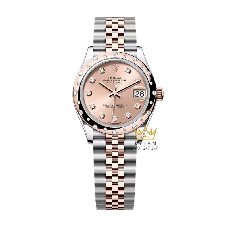 Đồng hồ Rolex Datejust 31 hồng kim cương 278341RBR-0024