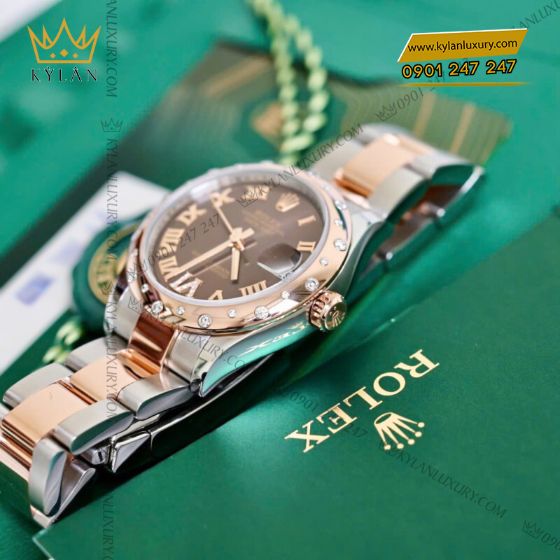Đồng hồ Rolex Datejust 31 Chocolate kim cương 278341RBR-0003