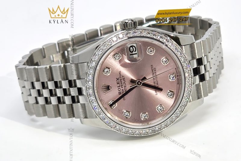 Đồng hồ Rolex Datejust 31 hồng kim cương 278384RBR-0036