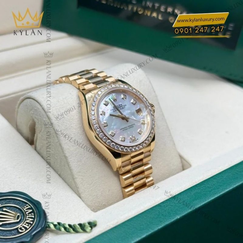 Đồng hồ Rolex Datejust 31 vàng vàng xà cừ 278288RBR-0006