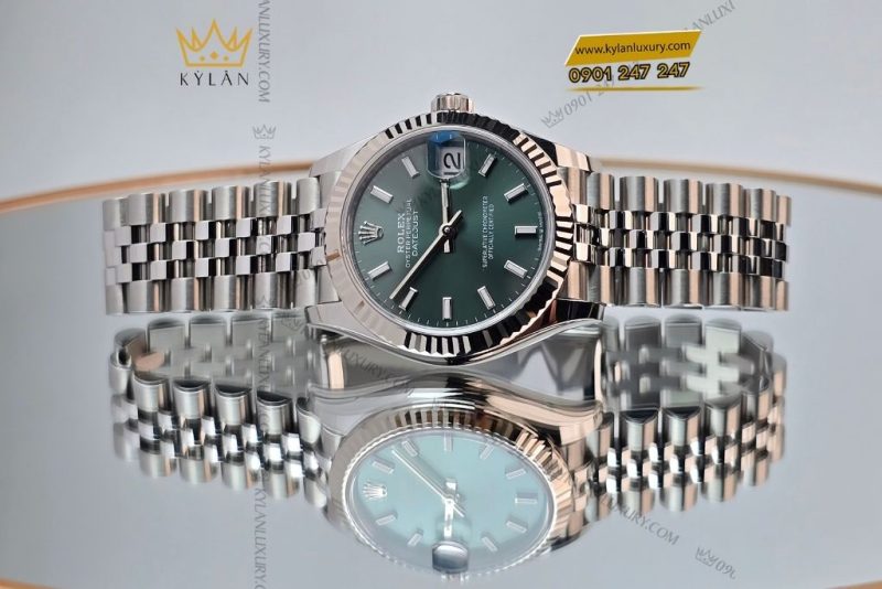 Đồng hồ Rolex Datejust 31 xanh bạc hà 278274-0018