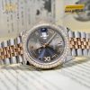 Đồng hồ Rolex Datejust 36 xám La Mã kim cương 126281RBR-0011