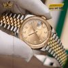 Đồng hồ Rolex Datejust 36 champagne cọc kim cương 126233-0017