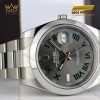 Đồng hồ Rolex Datejust 41 xám La Mã vành trơn 126300-0013