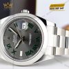 Đồng hồ Rolex Datejust 41 xám La Mã vành trơn 126300-0013
