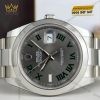 Đồng hồ Rolex Datejust 41 xám La Mã vành trơn 126300-0013