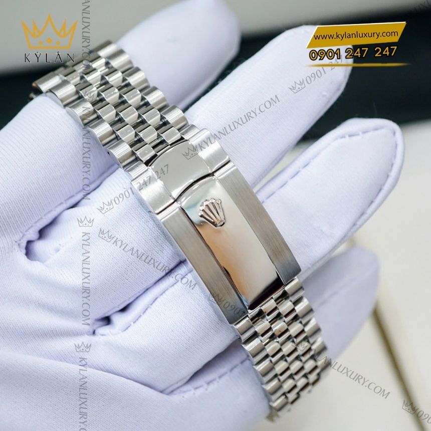 Kỳ Lân Luxury rolex datejust 41 126334 0018 5 Đồng hồ Rolex Datejust 41 mặt số đen 126334-0018