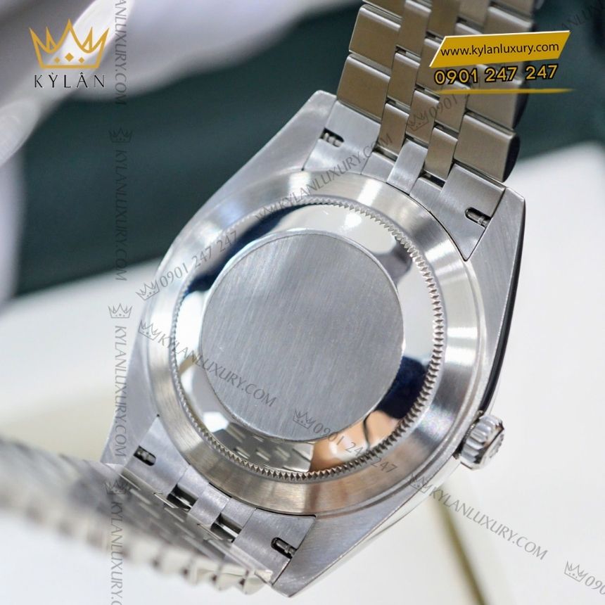 Kỳ Lân Luxury rolex datejust 41 126334 0018 6 Đồng hồ Rolex Datejust 41 mặt số đen 126334-0018