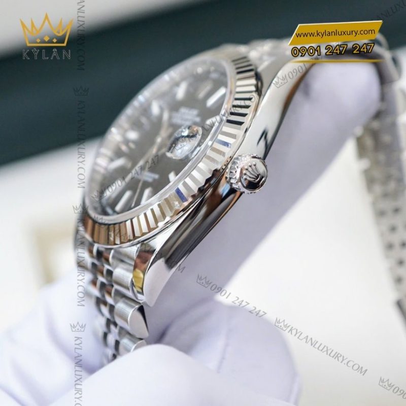 Đồng hồ Rolex Datejust 41 mặt số đen 126334-0018