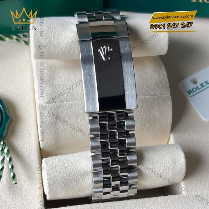 Kỳ Lân Luxury rolex datejust 41 126334 0022 5 Đồng hồ Rolex Datejust 41 xám La Mã 126334-0022