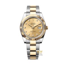 Đồng hồ Rolex Datejust 41 mặt champagne dây oyster 126333-0011