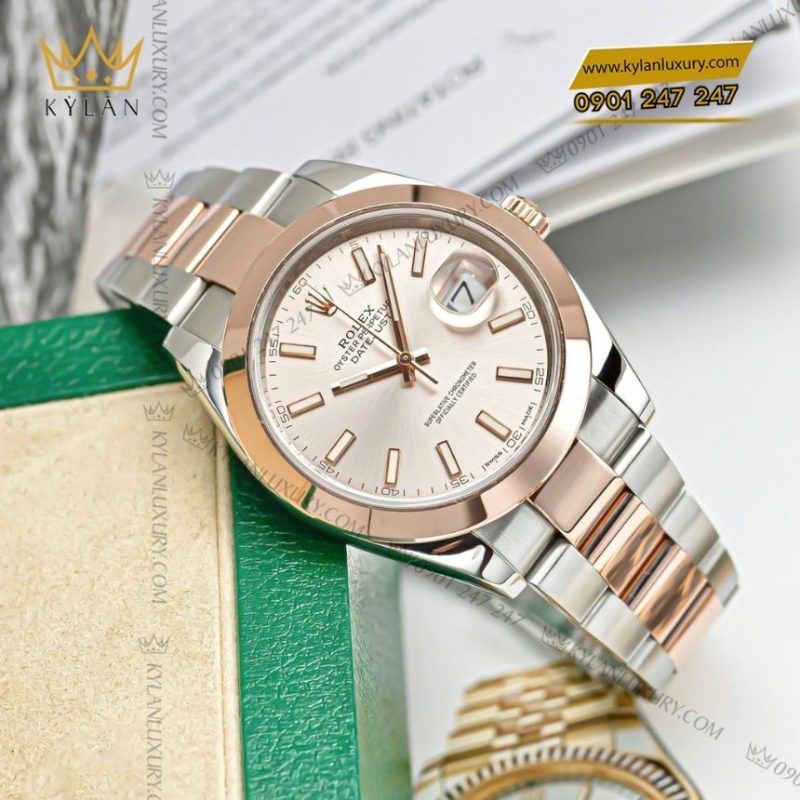 Đồng hồ Rolex Datejust 41 mặt số Sundust 126301-0009