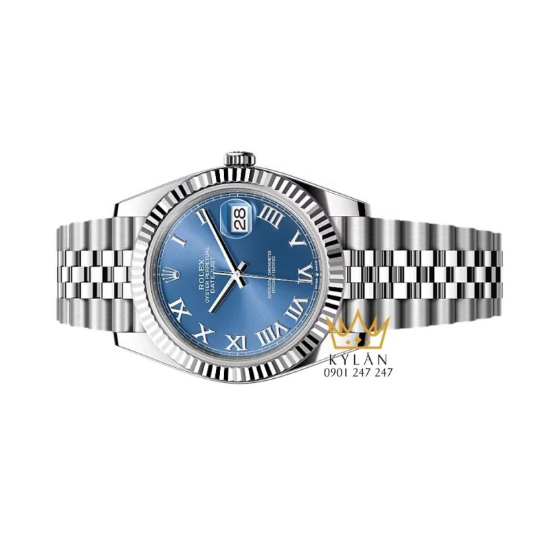Đồng hồ Rolex Datejust 41 xanh navy La Mã 126334-0026