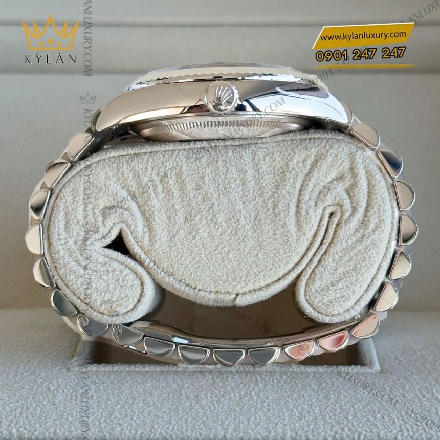 Kỳ Lân Luxury rolex day date 36 128239 0071 4 Đồng hồ Rolex Day Date 36 hồng cọc kim cương 128239-0071