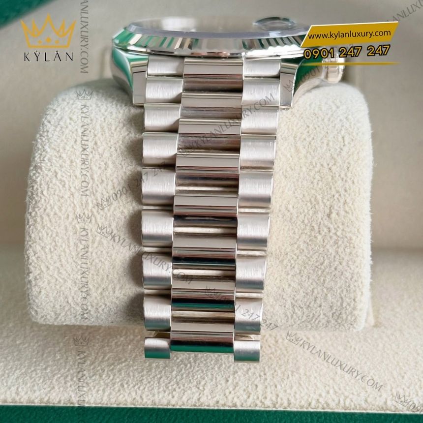 Kỳ Lân Luxury rolex day date 36 128239 0071 7 Đồng hồ Rolex Day Date 36 hồng cọc kim cương 128239-0071