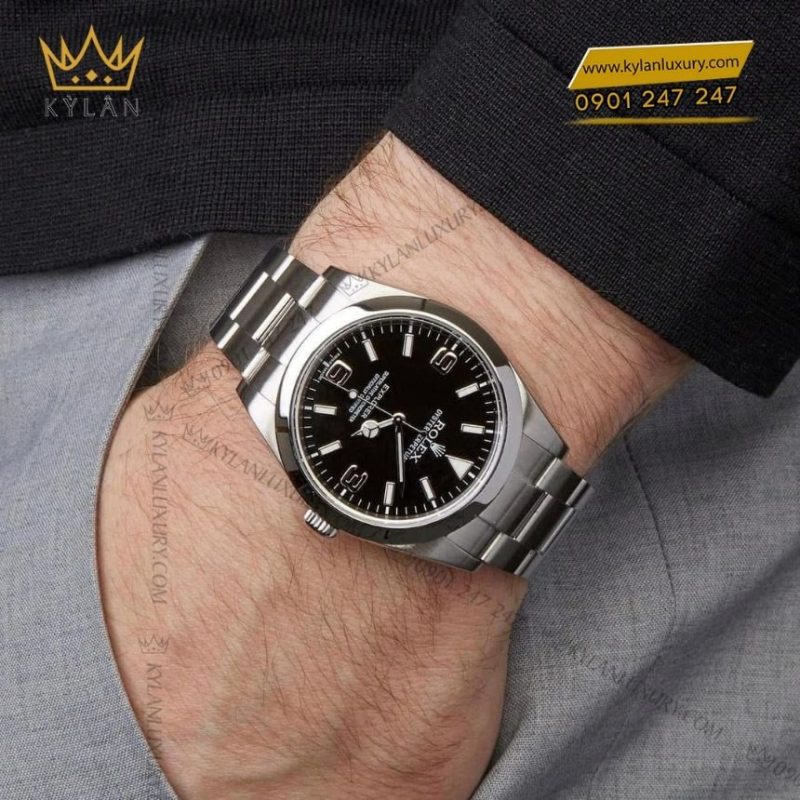 Đồng hồ Rolex Explorer 40 mặt số đen 224270-0001