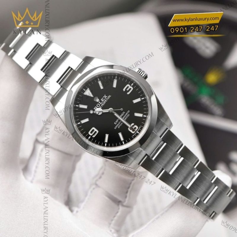 Đồng hồ Rolex Explorer 40 mặt số đen 224270-0001