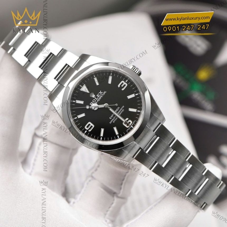 Kỳ Lân Luxury rolex explorer 40 m224270 0001 9 Đồng hồ Rolex Explorer 40 mặt số đen 224270-0001