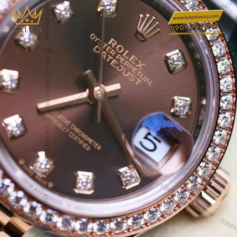 Đồng hồ Rolex Lady-Datejust 28 mặt số chocolate 279381RBR-0011