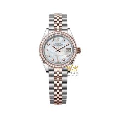 rolex-lady-datejust-28-279381rbr-0013 (1) Đồng hồ Rolex Lady-Datejust 28 mặt ngọc trai 279381RBR-0013