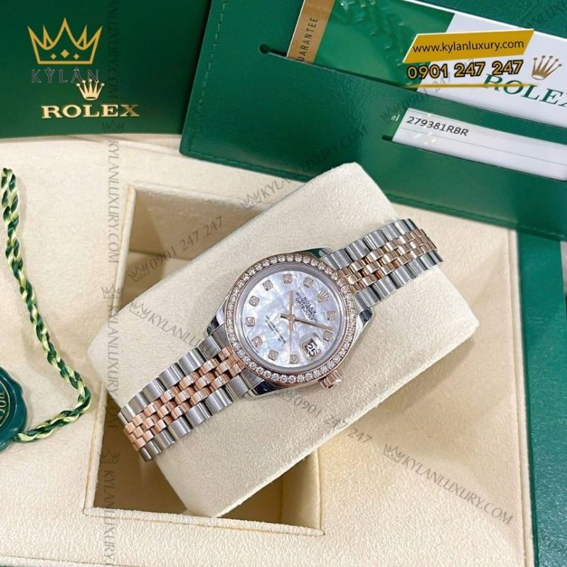 Đồng hồ Rolex Lady-Datejust 28 mặt ngọc trai 279381RBR-0013
