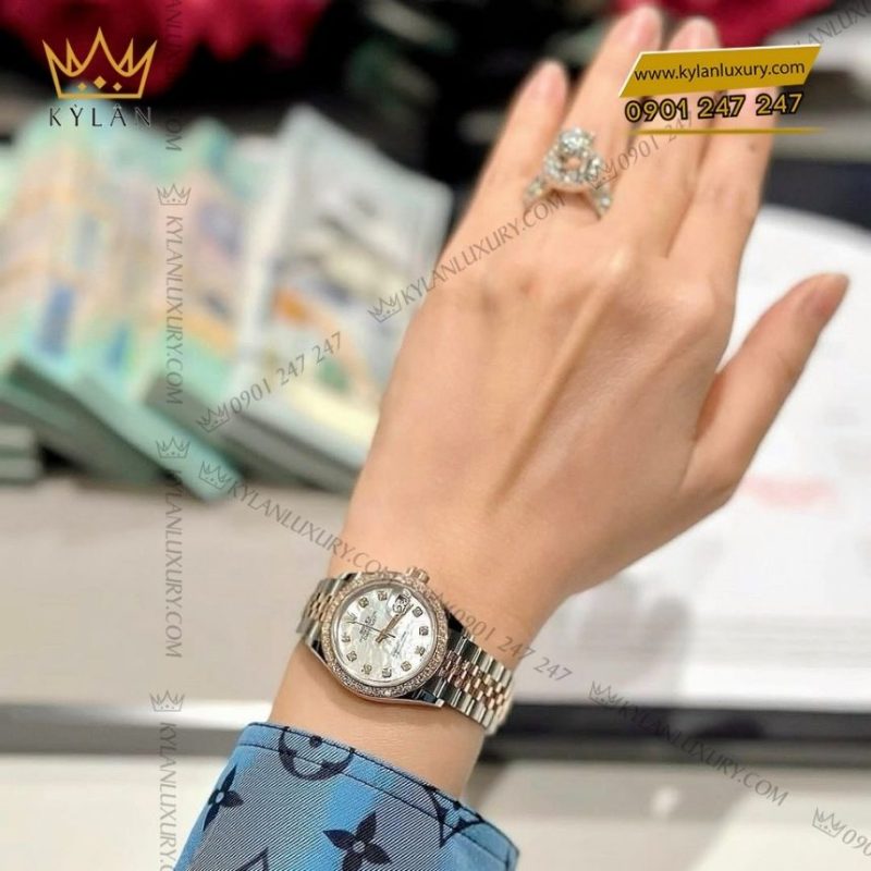 Đồng hồ Rolex Lady-Datejust 28 mặt ngọc trai 279381RBR-0013